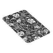 ウィリアムモリス白黒ブドウつる植物 マグネット (右側)