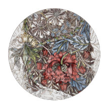 ウィリアムモリス花エレガントフローライラストレーション