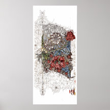 ウィリアムモリス花エレガントフローライラストレーション