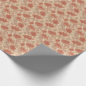 ウィリアムモリス菊の模様のラッピング紙 ラッピングペーパー (角)