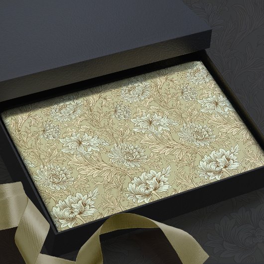 ウィリアムモリス菊の模様のラッピング紙 ラッピングペーパー