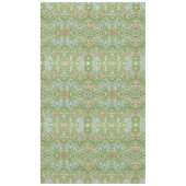 ウィリアムモリス虹彩の花葉の鳥の青 テーブルクロス (正面)