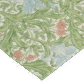 ウィリアムモリス虹彩の花葉の鳥の青 テーブルクロス (アングル)