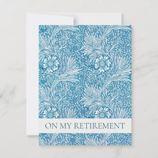 ウィリアムモリス退職パーティの招待状 招待状 (正面)