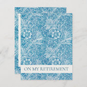 ウィリアムモリス退職パーティの招待状 招待状 (正面/裏面)