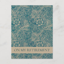 ウィリアムモリス退職パーティの招待状