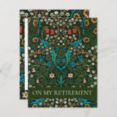 ウィリアムモリス退職パーティの招待状 招待状 (正面/裏面)