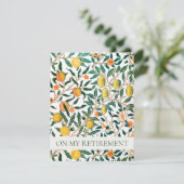 ウィリアムモリス退職パーティの招待状 招待状 (スタンド正面)