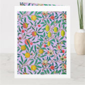 ウィリアムモリス・ポメグラナートViolet Card カード (裏面)