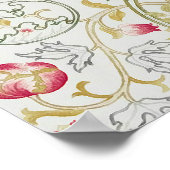 ウィリアムモリス – メアリーイザベル刺繍デザイン ポスター (角)