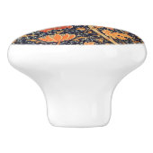 ウィリアムモリスCrayフローラアールヌーボーパターン セラミックノブ (側面)