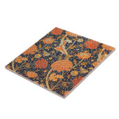 ウィリアムモリスCrayフローラアールヌーボーパターン タイル (側面)