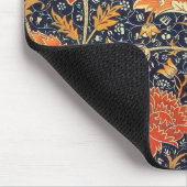 ウィリアムモリスCrayフローラアールヌーボーパターン マウスパッド (コーナー)