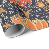 ウィリアムモリスCrayフローラアールヌーボーパターン ラッピングペーパー (ロールコーナー)