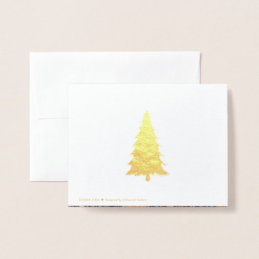 ウィリアムモリスCrayフローラアールヌーボーパターン 箔カード (裏面封筒付き)