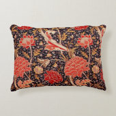 ウィリアムモリスCrayヴィンテージフローラ アクセントクッション (正面)