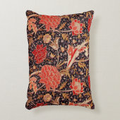 ウィリアムモリスCrayヴィンテージフローラ アクセントクッション (正面(垂直))
