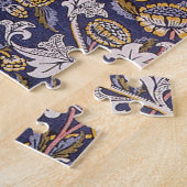 ウィリアムモリスWeyフローラ壁紙 ジグソーパズル (側面)