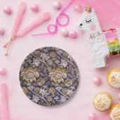 ウィリアムモリスWeyフローラ壁紙 ペーパープレート (パーティー)