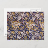 ウィリアムモリスWeyフローラ壁紙 ポストカード (正面/裏面)