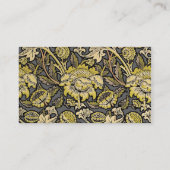 ウィリアムモリスWeyフローラ壁紙 名刺 (裏面)