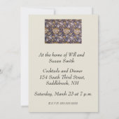 ウィリアムモリスWeyフローラ壁紙 招待状 (裏面)