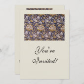 ウィリアムモリスWeyフローラ壁紙 招待状 (正面/裏面)