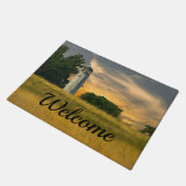 ウィリアムリビングストンライトハウスウェルカムドormat ドアマット (アングル)