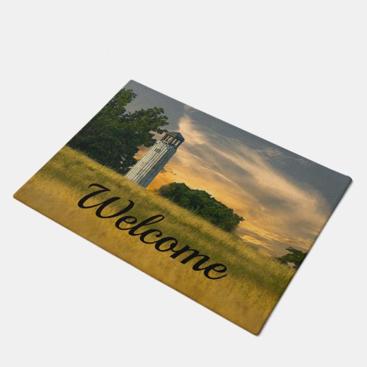 ウィリアムリビングストンライトハウスウェルカムドormat ドアマット (アングル)