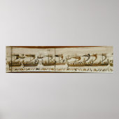 ウィリアム公とその艦隊はペベンシーを渡る ポスター (正面)