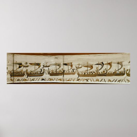 ウィリアム公とその艦隊はペベンシーを渡る ポスター (正面)