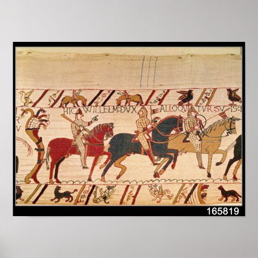 ウィリアム公は兵を激励する ポスター (正面)