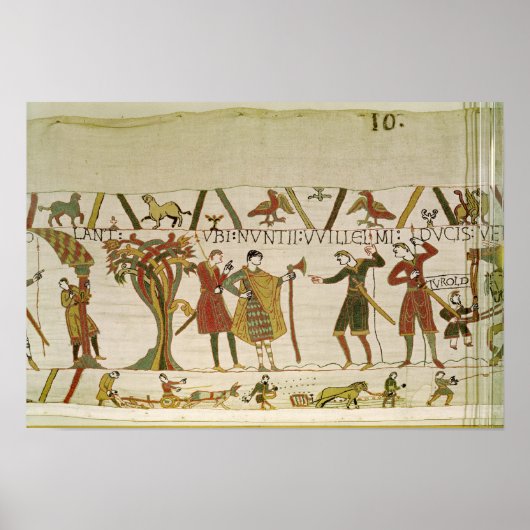 ウィリアム公爵の使節がガイ伯爵に送られる ポスター (正面)