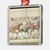 ウィリアム公爵は彼の軍隊を勧めます メタルオーナメント (左)