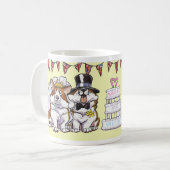 「ウィリアム及びKate」の王室のな結婚式のマグによって祝って下さい コーヒーマグカップ (正面左)