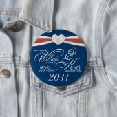 ウィリアム及びKate -王室のな結婚式の記念品Pin 缶バッジ (インサイチュ)