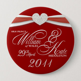 ウィリアム及びKate -王室のな結婚式の記念品Pin 缶バッジ
