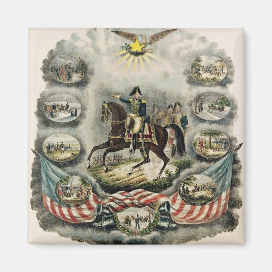 ウィリアム専攻の・ヘンリー・ハリソン将軍、1813年 マグネット (正面)