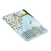 ウィリアム感動的グラッドストーン引用文「幸福」 マグネット (右側)