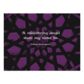 ウィリアム感動的シェイクスピア引用文 フォトプリント (正面)