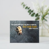 ウィリアム感動的シェイクスピア引用文「希望」 ポストカード (スタンド正面)