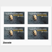 ウィリアム感動的シェイクスピア引用文「希望」 長方形シール (シート)