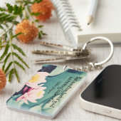 ウィリアム感動的シェイクスピア考え引用文"s" キーホルダー (正面右)