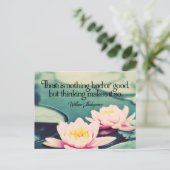 ウィリアム感動的シェイクスピア考え引用文"s" ポストカード (スタンド正面)