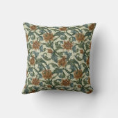 ウィリアム独身のモリスヴィンテージステムパターン クッション (裏面)