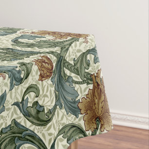 ウィリアム独身のモリスヴィンテージステムパターン テーブルクロス