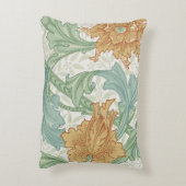 ウィリアム独身のモリス茎花柄 アクセントクッション (裏面(縦))