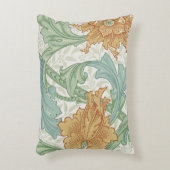 ウィリアム独身のモリス茎花柄 アクセントクッション (正面(垂直))