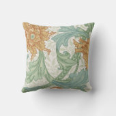 ウィリアム独身のモリス茎花柄 クッション (裏面)