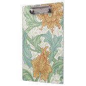 ウィリアム独身のモリス茎花柄 クリップボード (左)